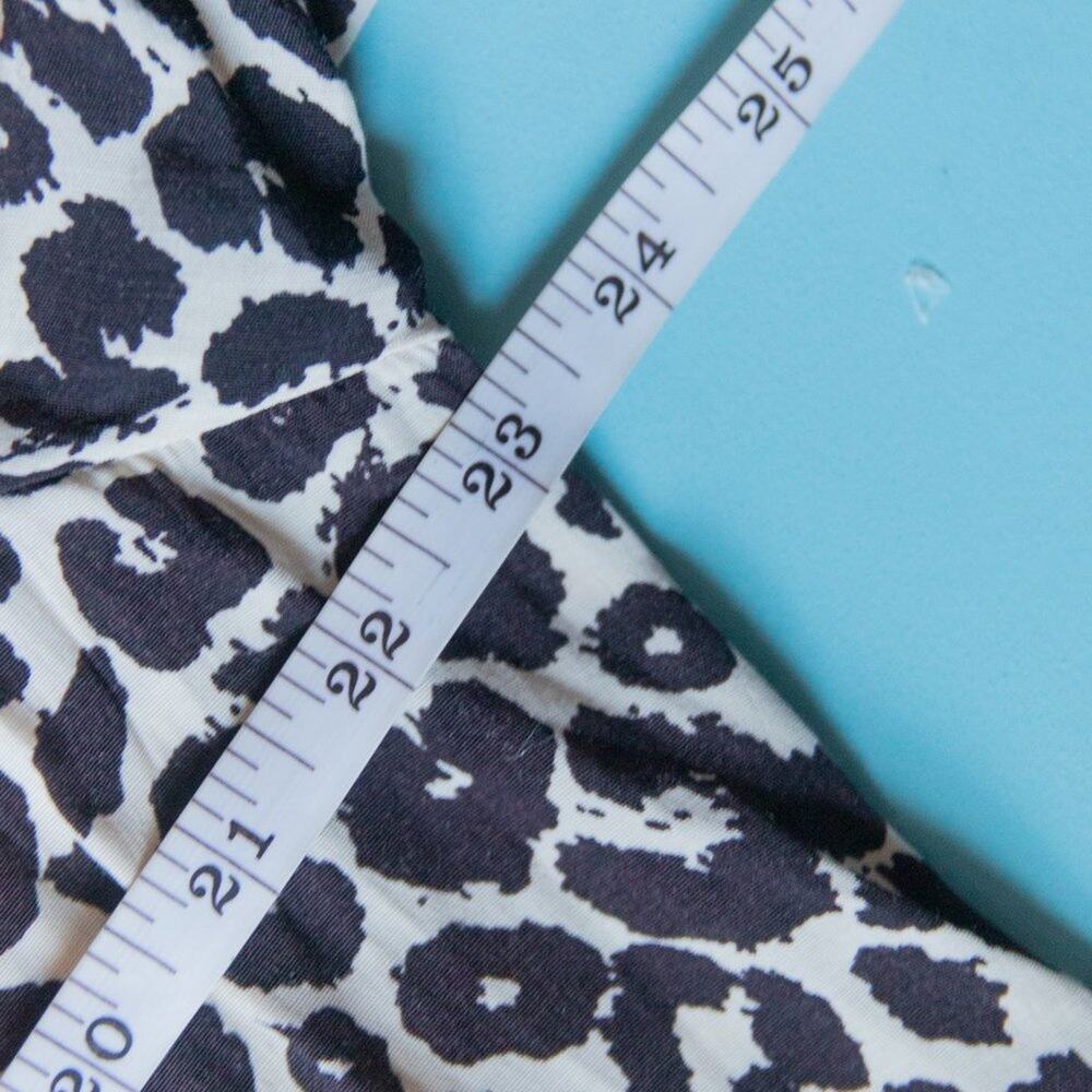 Something Navy Leopard Print Button Front Short S… - image 6